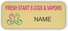 (image for) FRESH START E-CIGS & VAPORS Standard Gold badge