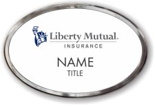 (image for) Liberty Mutual Oval Prestige Polished badge