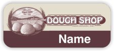 (image for) The Dough Shop Pizza Dough, Inc Full Color - Round Corners badge