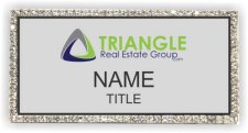 (image for) Triangle Real Estate Group Bling Silver badge