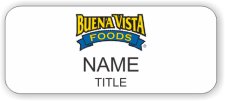 (image for) Buena Vista Foods Standard White badge