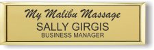 (image for) My Malibu Massage - Small Executive Gold badge