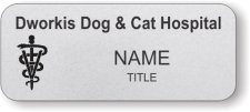 (image for) Dworkis Dog and Cat Hospital Standard Silver badge