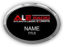 (image for) ALE Radio Oval Executive Silver badge