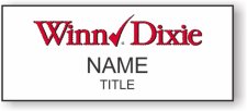 (image for) Winn Dixie Standard White Square Corner badge