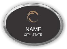 (image for) CrestMarc Residential, Inc Oval Executive Silver Other badge