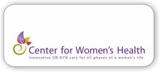 (image for) Center for Women's Health Standard White badge