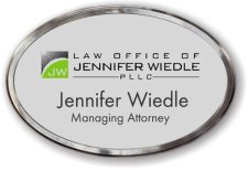 (image for) Law Office of Jennifer Wiedle, PLLC Oval Prestige Polished badge