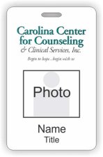 (image for) Carolina Center for Counseling & Clinical Services, Inc. Photo ID Vertical badge