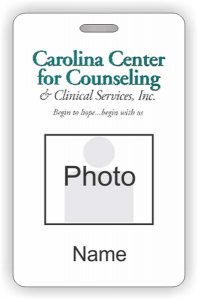 (image for) Carolina Center for Counseling & Clinical Services, Inc. Photo ID Vertical badge