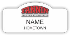 (image for) Fannin Auto Center Shaped White badge