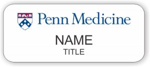 (image for) Penn Medicine Standard White badge