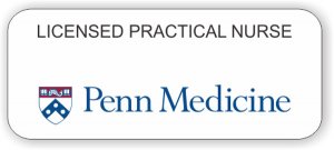 (image for) Penn Medicine Standard White badge