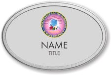 (image for) Joy Williams Oval Prestige Pebbled Badge