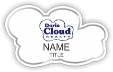 (image for) Doris Cloud Realty Shaped White badge