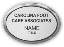 (image for) Carolina Foot Care Associates Oval Executive Silver badge