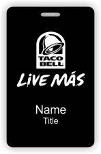 (image for) Taco Bell ID Vertical Badge - (Live Mas)