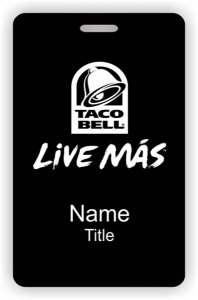 (image for) Taco Bell ID Vertical Badge - (Live Mas)