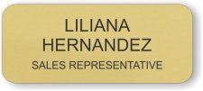 (image for) Liliana Hernandez Gold Round Corners badge
