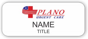 (image for) Plano Urgent Care Standard White badge