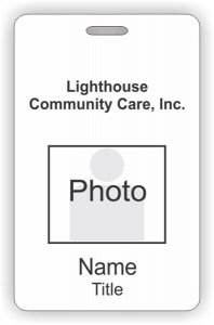 (image for) Lighthouse Community Care, Inc. Photo ID Vertical badge