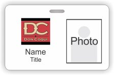 (image for) Don Coqui Photo ID Horizontal badge