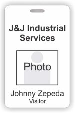 (image for) J&J industrial services Photo Id - Vertical badge