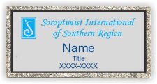 (image for) Soroptimist International of Southern Region Bling Silver badge