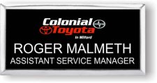 (image for) Colonial Toyota Executive Silver Other badge