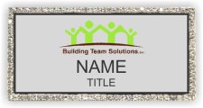 (image for) Building Team Solutions Bling Silver badge