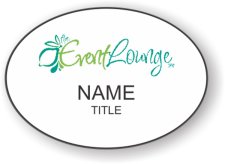 (image for) The Event Lounge Oval White badge