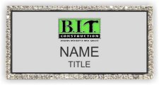 (image for) B.I.T. Construction Bling Silver badge