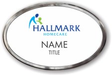 (image for) Hallmark Homecare Oval Prestige Polished badge