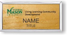 (image for) George Mason University Executive Silver Maple badge