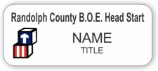 (image for) Randolph County B.O.E. Head Start Standard White badge