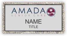 (image for) Amada Senior Care Bling Silver badge