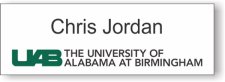 (image for) University of Alabama at Birmingham, The Standard White Square Corner badge