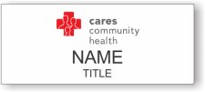 (image for) Cares Community Health Standard White Square Corner badge