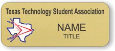 (image for) Texas Technology Student Association Standard Gold badge