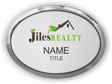 (image for) Jiles Realty Oval Executive Silver badge