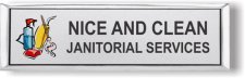 (image for) Nice and Clean Janitorial Services Small Executive Silver badge