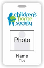(image for) Children's Home Society of Virginia Photo ID Vertical badge