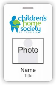 (image for) Children\'s Home Society of Virginia Photo ID Vertical badge