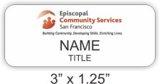 (image for) Episcopal Community Services Standard White badge