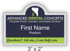 (image for) Advanced Dental Concepts Shaped Silver badge