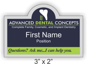 (image for) Advanced Dental Concepts Shaped Silver badge