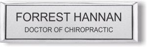 (image for) Hannan Chiropractic Small Executive Silver badge