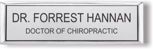 (image for) Hannan Chiropractic Small Executive Silver badge