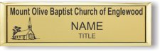 (image for) Ebenezer Baptist Church Small Executive Gold badge