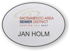(image for) SASD Oval Silver badge